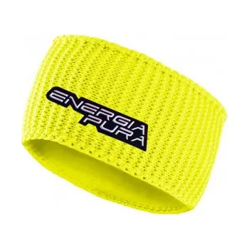 Běžky Pletená čelenka ENERGIAPURA BRYNE černá žlutá