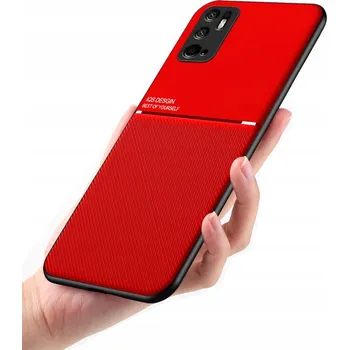 Pouzdro na mobilní telefon Zadní Kryt Audioimp pro Xiaomi Redmi Note 10 5G červený