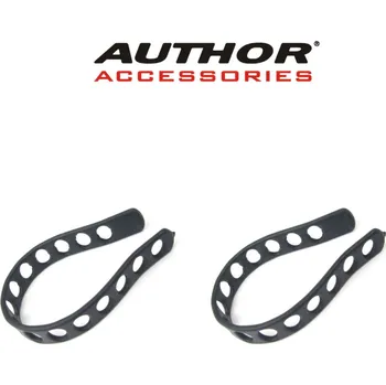 Blatník na kolo AUTHOR Popruh pryž pro X-Mudy (2ks) (černá)
