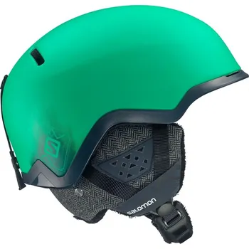 Lyžařská helma Salomon Hacker custom AIR green/blue 14/15 L/59-62cm