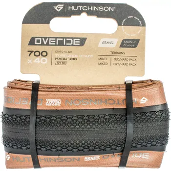 Plášť na kolo Hutchinson Plášť Hutchinson OVERIDE TLR kevlar HardSkinS, TanWall průměr/šíře 622 x 40 (700x38C/700x40C)