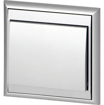 vypínač Zapustený jednopólový spínač Luna, 10A, 250V, WP-1L, stříbrná