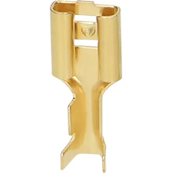 Neizolovaná dutinka, max. průřez 1mm?, šířka: 6.3mm, 100 ks