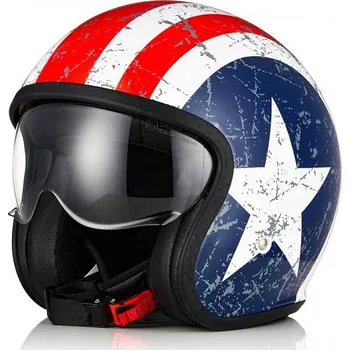 Helma na motorku ORIGINE ORIGINE přilba Sprint Rebel Star blue red XL