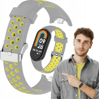 Příslušenství k chytrým hodinkám Řemínek řemínek mesh pro Xiaomi Mi Band 8 a Mi Band 9 chytré hodinky smartband duo