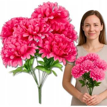 umělá květina CHRYZANTEMY umělé květy bukiet kwiatów DEKORACE na DEKORACE VÁZANKA