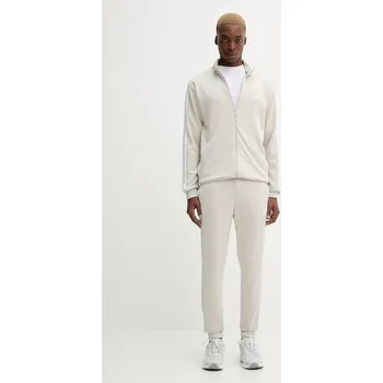 Tepláková souprava adidas 3-Sripes pánská, béžová barva, JX5519 08X, vel. XL