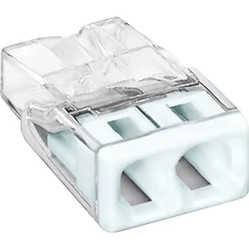 Elektrický konektor Push-wire konektor WAGO, 2-vodičový, model 2273-202, 0,5-2,50mm?, 10 ks