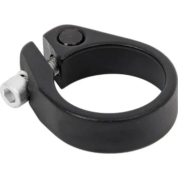 Sedlovka Objímka sedlovky Al na šroub černá 34,9mm