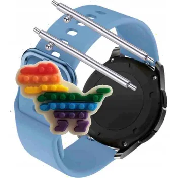 Pouzdro na mobilní telefon Řemínek / Pásek Řemínek pro Kumi KU3S, Silikonový Modrý Smyčka, Nastavitelný