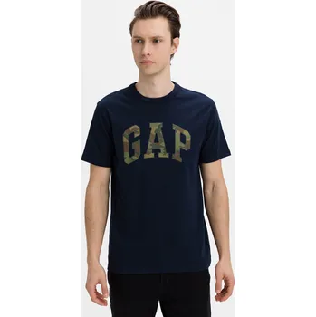 Pánské tričko GAP Tričko Logo v-ss camo arch tee - Pánské GAP černá 1584945