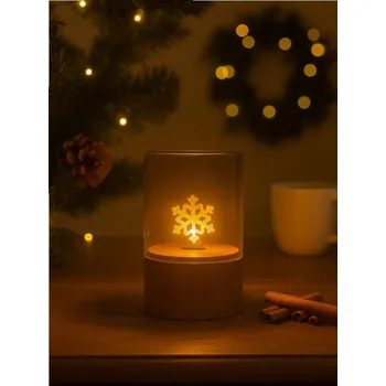 Lampička Sinsay - Skleněná dekorativní lampička - béžová - 300GI-80X - 300GI-80X-ONE