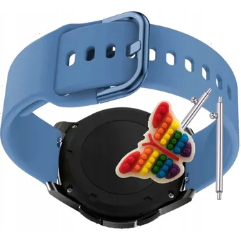 Pouzdro na mobilní telefon Pásek Řemínek pro GlacierX Vario, Silikon Modrý Poutko, nastavitelný