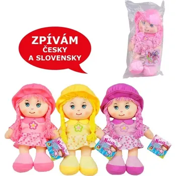 Panenka Textilní panenka se zvukem 26 cm