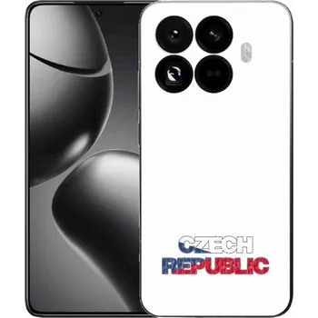 Pouzdro na mobilní telefon Gelový kryt mmCase na Xiaomi 15T Pro - Czech Republic bílé pozadí