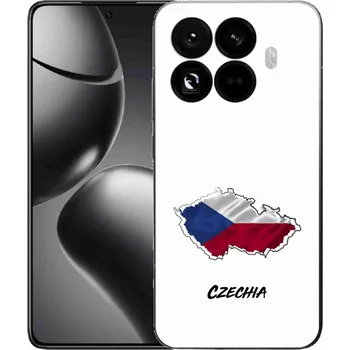 Pouzdro na mobilní telefon Gelový kryt mmCase na Xiaomi 15T Pro - Czechia bílé pozadí