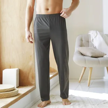 Dámské pyžamo Blancheporte Jednobarevné pyžamové dlouhé kalhoty antracitová 60/62