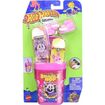 autíčko Hot Wheels skates 2 ks fingerboard a boty v krabičce HWN49