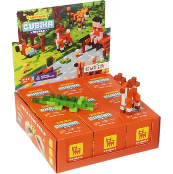 Dřevěná hračka CUBIKA 15177 Pixel "Utajené zvířátko" - dřevěná 3D stavebnice 64 kostiček