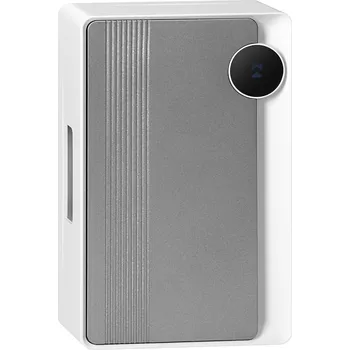 Domovní zvonek STRATIS AC elektromechanický dvoutónový zvonek, 230V, bílý-šedý