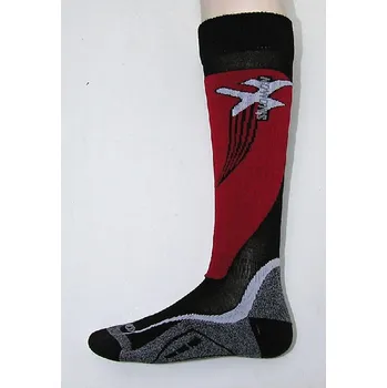 Běžecké lyžování Ponožky Salomon X Wing black/red XL/10,5-12