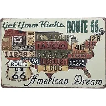 Plechová cedule Cedule American Dream