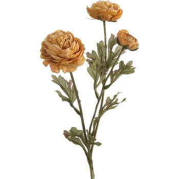 umělá květina Umělá květina dekorativní 52 cm oranžová Eurofirany