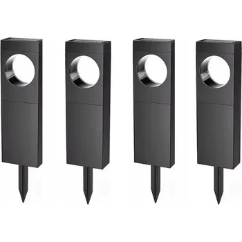 Venkovní osvětlení Solární LED zahradní světla Měsíc IP65, zapichovací, na terasu, balkon, 4 kusy