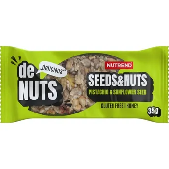 Tyčinka Nutrend DeNuts Seeds&Nuts 35g pistácie+slunečnice