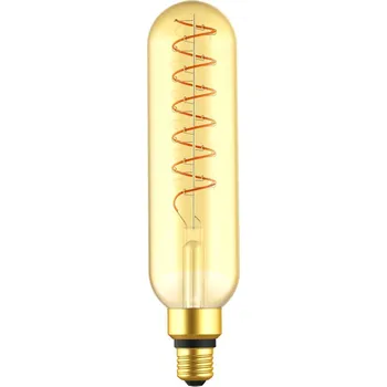 Žárovka Zlatá stmívatelná LED svíčka NORDLUX Tubular 4,9 W a 7 W 2200 K Varianta: Ø 65 x 270 mm, 7 W, 600 lm, 2200 K, zlatá