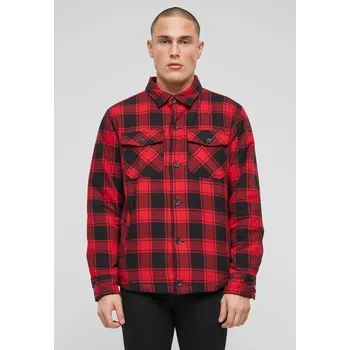 Pánská bunda Urban Classics Lumber Brandit tmavě červená 1757191