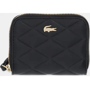 Peněženka Kožená peněženka Lacoste dámská, černá barva, NF5120EE 99X, vel. ONE SIZE