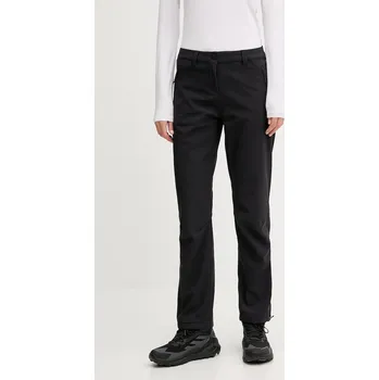 Dámské kalhoty Outdoorové kalhoty Jack Wolfskin TREK TERRAIN dámské, černá barva, A65301 99X, vel. 36