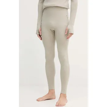 Dámské legíny Legíny s příměsí vlny BOSS Peisey_SKI zelená barva, 50544376 77E, vel. XXL