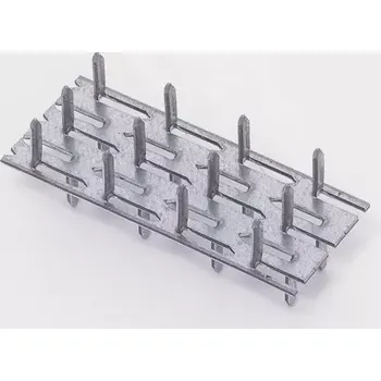 Tesařské kování Protištěpná spona oboustranná 35x84x1,5 mm