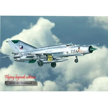 Plechová cedule Letadlo MiG-21 Fishbed - ceduľa 29cm x 20cm Plechová tabuľa