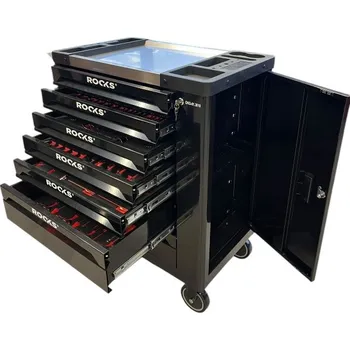 Dílenský vozík s nářadím 257ks ROOKS