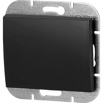 vypínač Zapuštěné tlačítko zvonku Onyx, 10A, 250V, WP-6/7O, černá