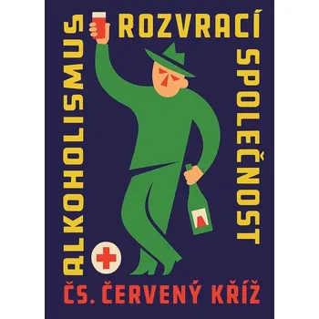 Plechová cedule Cedule 30cm x 20cm Alkoholizmus rozvrací společnost