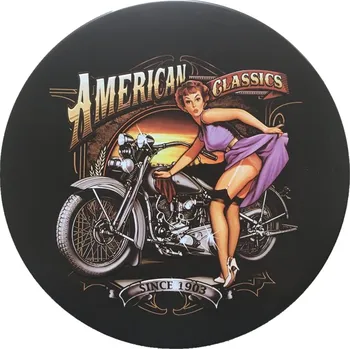 Plechová cedule Cedule 30x30cm kolo American Classics