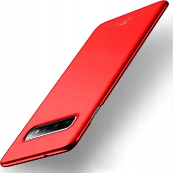 Pouzdro na mobilní telefon Pouzdro Msvii pro Samsung Galaxy S10, Zadní Kryt Kryt barva červená