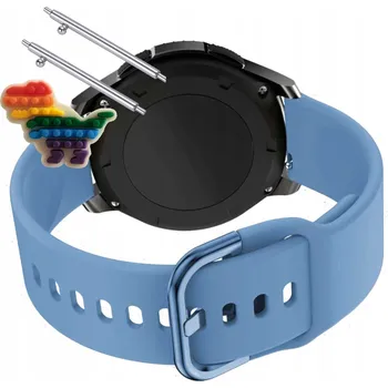 Pouzdro na mobilní telefon Pásek Řemínek pro Zeblaze GTR 3 Pro, Silikon Modrý Poutko, nastavitelný