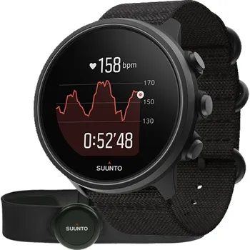Sporttester Hodinky Suunto 9 BARO CHARCOAL BLACK TITANIUM Performance