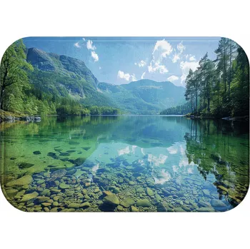 Koupelnová předložka KOUPELNOVÝ PŘEDLOŽKA | MĚKKÝ VODĚODOLNÝ RYCHLESCHNOUCÍ PROTISKLUZOVÝ 40x60