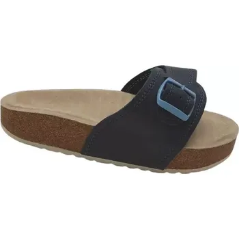 Dámská zdravotní obuv Korkové pantofle s masážní stélkou - tm.modré, vel. 36 - 43 vel. 39 - délka vnitřní stélky 26,4 cm