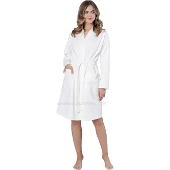 Dámský župan LEVEZA (M-Max) Dámský župan Aleksandra1674 Barva: 1-biela, Velikost: XL