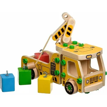 autíčko Lucy & Leo 325 Autojeřáb - konstrukční set