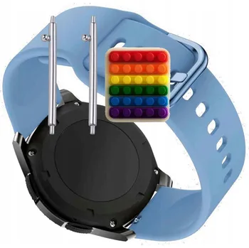 Pouzdro na mobilní telefon Řemínek Řemínek pro Zeblaze Stratos 4, Silikonový Modrý Smyčka, nastavitelný