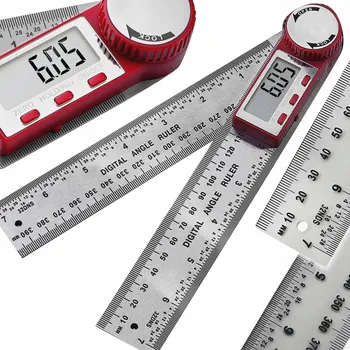 Úhloměr Digitální úhloměr Renew Force, kovový, 200 mm, 0-360° ±0,2°