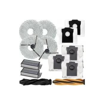 Sada příslušenství pro robotický vysavač Kartáče a HEPA filtry pro vysavač XIAOMI DreameBot Bot L40s Pro Ultra Black (RLL74CE-BK) sada sáčků a mopů 15ks